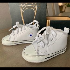 Converse White Infant First Star Size 2